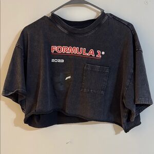 Formula 1 Graphic Crop Top
